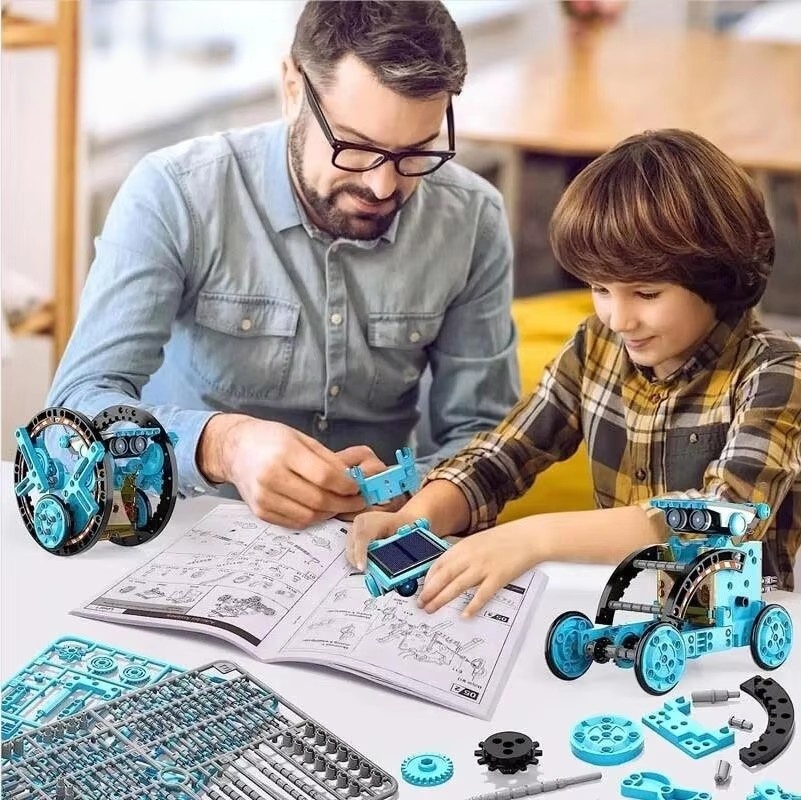 12-in-1 Solar Powered Robot STEM DIY Assembly Kit 2