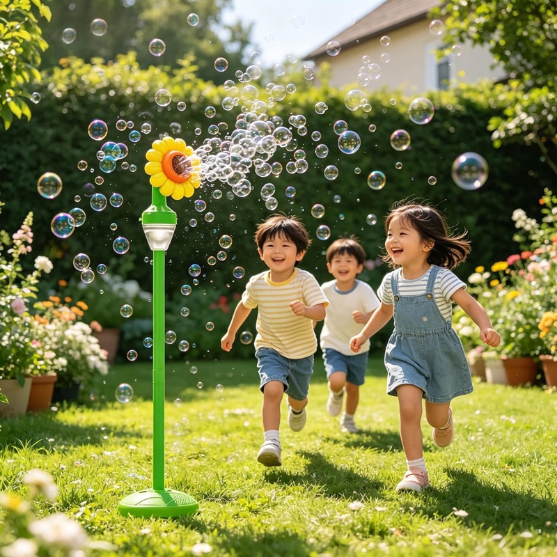 Sunflower Bubble Machine